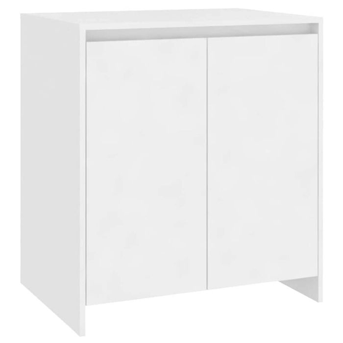 vidaXL Sideboard White Engineered Wood Side Cabinet Storage Home Organiser