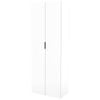 Lugna 2048 x 750 x 380mm White 5 Shelf Double Door Cabinet - White