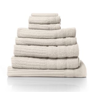 Royal Comfort Eden 600GSM Luxury Bath Towels Set Beige 8 Piece