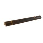 Lattice Makers 900 x 80mm Black Bamboo Screen Capping - Black