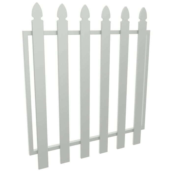 ProtectorAl 975 W x 1000mm H Surfmist Aluminium Bishop Garden Gate