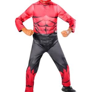 Angry Red Marvel Hulk Boys Costume - 6-8