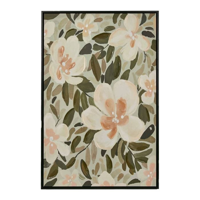 Belle Blooms Canvas Wall Hanging Art 90x60cm Rectangle Decor