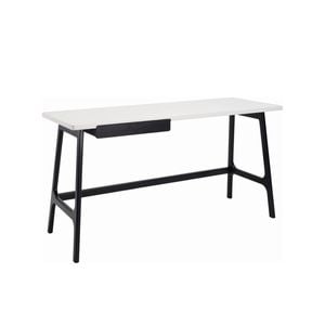 Modern Furniture MOREY Study Desk 140x50cm - White & Black