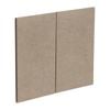 Kaboodle 600mm Raw Board Modern Medium Rangehood Doors - 2 Pack