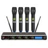 E-lektron UF-1095 Dynamic Digital 400 Channels UHF Wireless Tunable 4 Handheld Microphone System