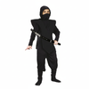 More Than Party Kids Ninja Costume Complete Ensemble w/ Hood Mouth Cover 6-9y