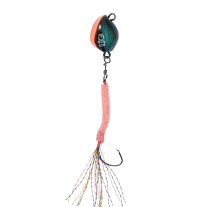 Vexed Bottom Worm Long Shank 10g Mutsu Fishing Jig Lure Chilli Mussel