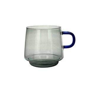 Glass Talks - Glass Cup Grey  8x7.5cm