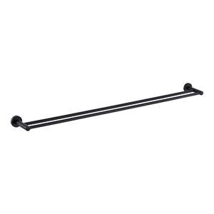 Mondella Cadenza 600mm Matte Black Double Towel Rail