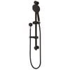 Foreno Matte Black Vienna Slide Shower