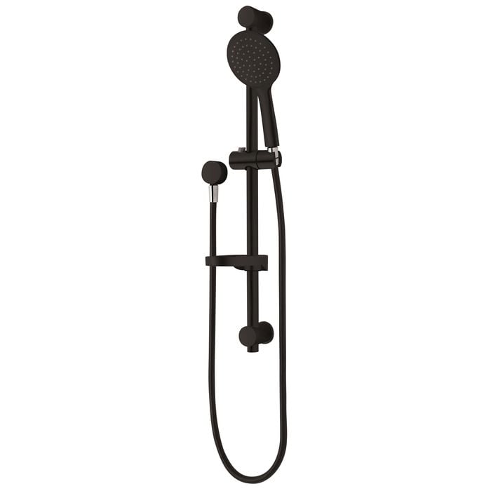 Foreno Matte Black Vienna Slide Shower