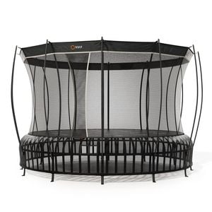 VULY Thunder 2 Pro Extra Large 16ft Springless Trampoline with Enclosure - Round Kids Trampolines Bundle With Shade Cover Pro