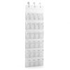 Artiss Over Door Shoe Storage 6-Tier Organiser 24 Pockets White