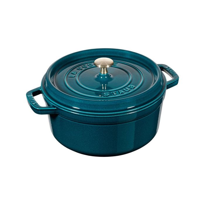 Staub 20cm/2.2l Cast Iron Round Cocotte Pot W/ Lid - La Mer