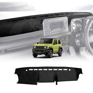 Dash Mat Pad Cover Non-Slip for Suzuki Jimny 3-Door 2018-Onwards Microfiber Leather