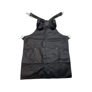 BUFFALO LEATHER APRON Cooking Chef Kitchen Waterproof Durable Quality - Black