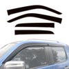 AUSGO Luxury Weather Shields for Ford Ranger PJ PK Dual Cab 2006-2011 Weathershields Window Visors Wind Deflectors