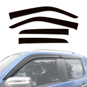 AUSGO Luxury Weather Shields for Ford Ranger PJ PK Dual Cab 2006-2011 Weathershields Window Visors Wind Deflectors