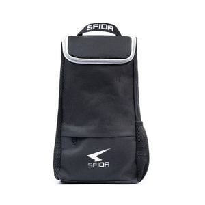 7.5L Sneakers Soccer/Football/Tennis Boots/Shoe Storage Travel Bag in Black - Black | Nylon | Sneaker Bag
