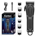 NNEOBA Cordless Beard & Hair Clipper Powerful Electric Trimmer for Men Black