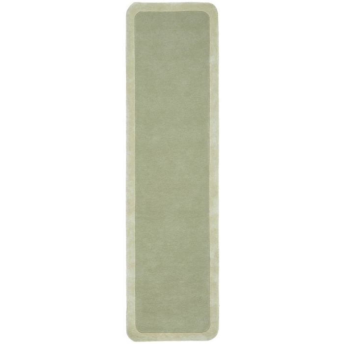 The Rug Connection Juna Sage 400x80cm - Large Runner Hand Tufted Wool Indoor Rug
