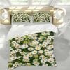 3D White Daisies 213 Bed Pillowcases Quilt Queen Size