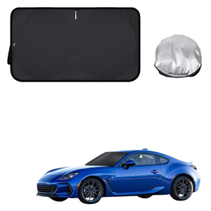 Front Windscreen Sun Shade for Subaru BRZ 2021 - Current Z1 - Standard 150 x 85 cm - Black