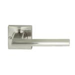 Miles Nelson Satin Nickel  Forli Square Rosette Privacy Set