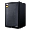 Devanti 115l Bar Fridge Glass Door W/light - Black