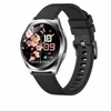 Smart Watch With Bluetooth Calling, Heart Rate Monitor And Fitness Tracking – Black Rubber