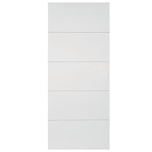 Hume 2340 x 720 x 35 Wardrobe Door Primed MDF Linear Smartrobe HLR230 - 720mm