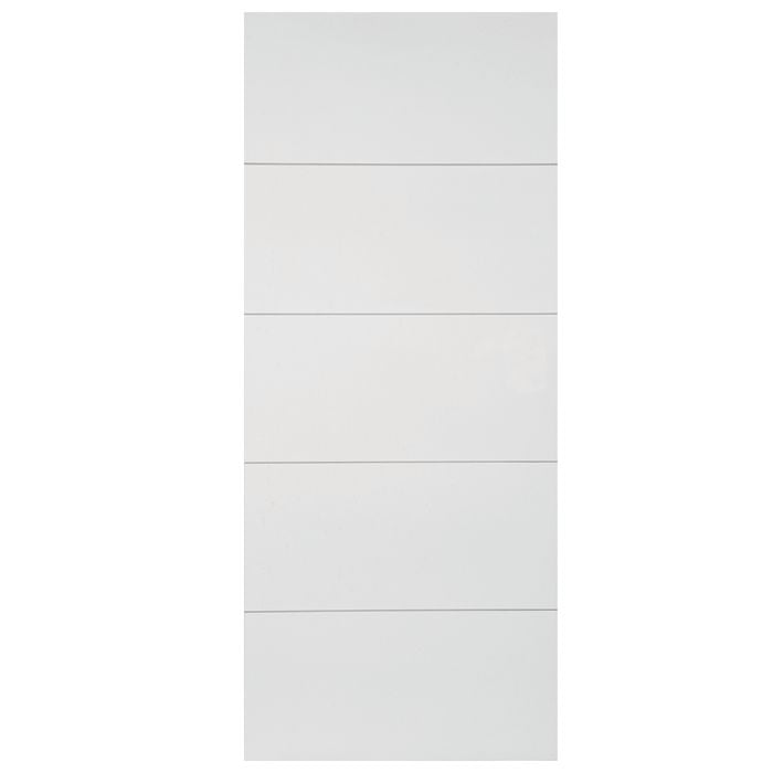 Hume 2340 x 720 x 35 Wardrobe Door Primed MDF Linear Smartrobe HLR230 - 720mm