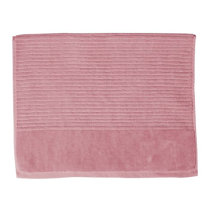 Jenny Mclean Royal Excellency Bath Mats 2 ply sheared Border 1100GSM - Rosebud