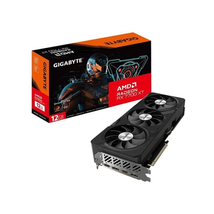 Gigabyte Radeon Rx 7700 Xt Gaming Oc 12g Graphics Card [gv-r77xtgaming Oc-12gd]