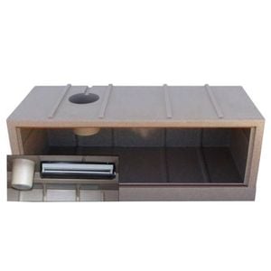 Urs Deluxe Reptile Vivarium w/ Heat & Light Package Domed Sandstone Large