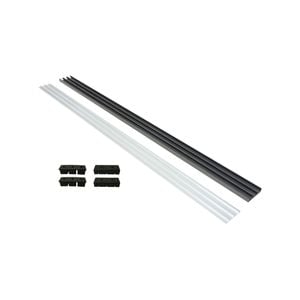 Polar Modular Shutters White Exterior Shutter Aluminium Track Kit - White