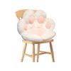 SOGA 70cm White Paw-Shaped Plush Cushion