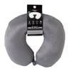 Milano Decor Memory Foam Travel Neck Pillow With Clip Grey