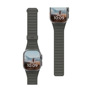 UAG Pathfinder Apple Watch Strap (4446mm/ULTRA) Magnetic Silicone - Olive/Rust