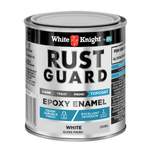 White Knight Rust Guard Gloss White Epoxy Enamel Paint - 0.25L