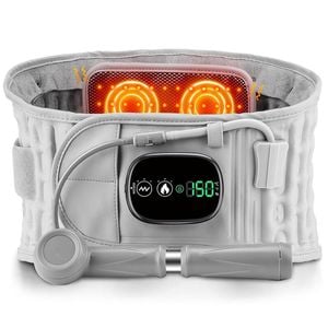 Catzon Back Belt With Red Light Heating And Massage Inflatable Back Brace For Spinal Lumbar