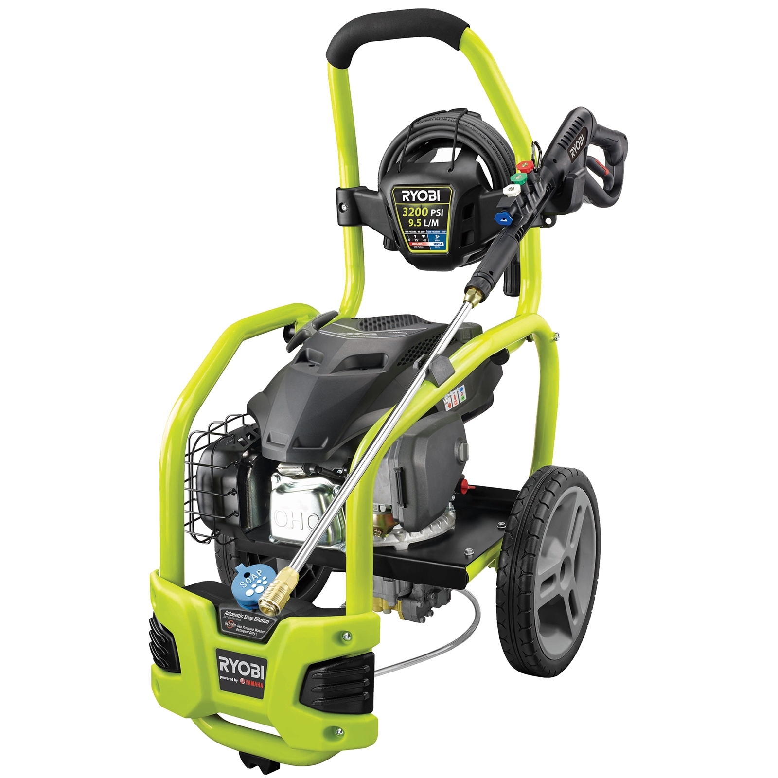 Ryobi 190cc 3200psi Yamaha 4 Stroke Petrol Pressure Washer product image