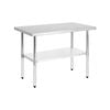 Simplus Stainless Steel Kitchen Bench Work Food Prep Table 1800x600mm 304 Grade - Bunnings Australia