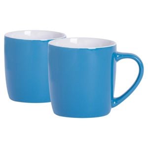Argon Tableware Coloured Coffee Mugs - 350ml - Pack of 2