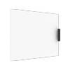 Lugna 512 x 600 x 16mm White Left Hand Door