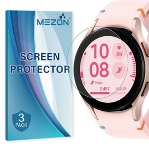 3 Pack MEZON Samsung Galaxy Watch FE (40 mm) Ultra Clear TPU Film Screen Protectors