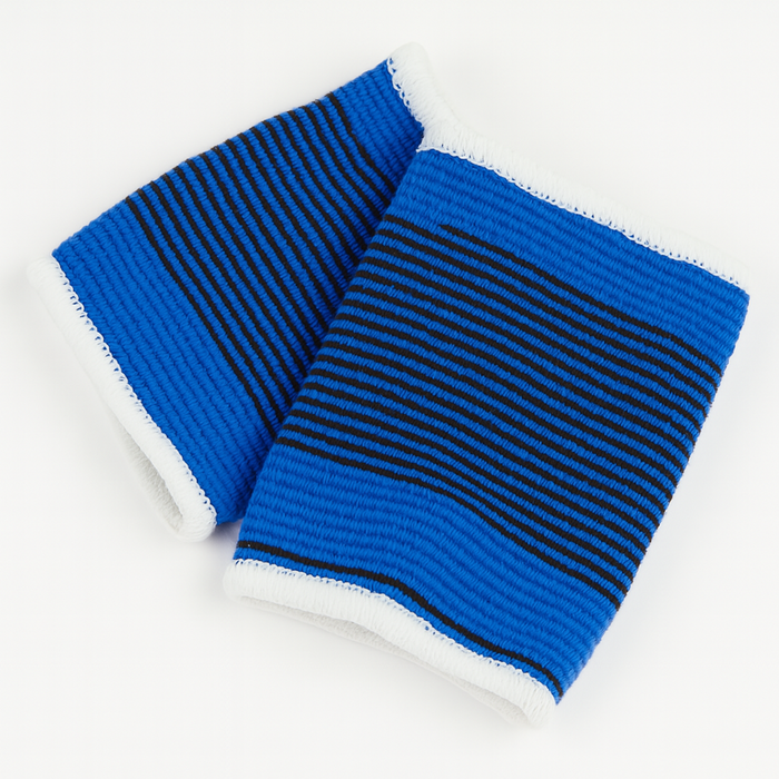 1 Pair 2pcs Wrist Support Compression Sleeve Brace Support in Blue/White