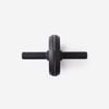 Decathlon - Dual Mode Weight Training Ab Wheel - Black - One Size