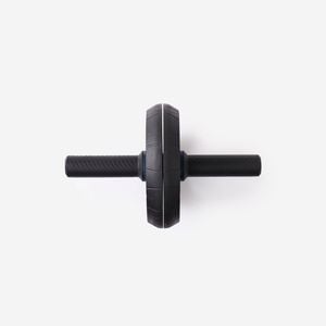 Decathlon - Dual Mode Weight Training Ab Wheel - Black - One Size